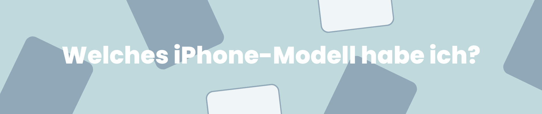 Welches iPhone-Modell habe ich?