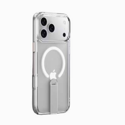 iPhone 17 Pro Case mit Standfunktion und MagSafe Transparent