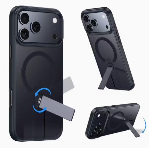 iPhone 17 Pro Case mit Standfunktion und MagSafe Grau