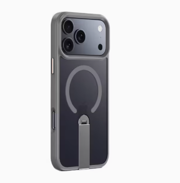 iPhone 17 Pro Case mit Standfunktion und MagSafe Grau