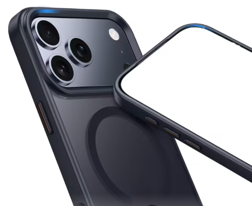 iPhone 17 Pro Case mit Standfunktion und MagSafe Schwarz