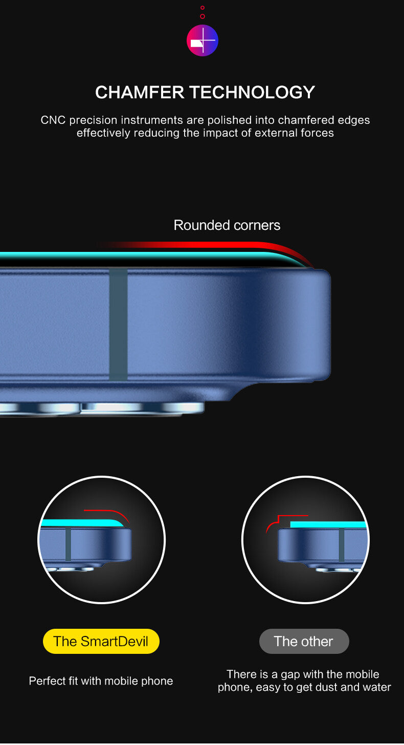 Entdecken Sie auf smartphonecover.ch das Smart devil Displayschutz Panzerglas für Ihr iPhone. Unsere hochwertige TEMPERED GLASS-Folie bietet einen klaren und gestochen scharfen Bildschirm. Mit dem HD-Film genießen Sie eine optimale Darstellung Ihrer Inhalte. Der gehärtete Film schützt effektiv vor Kratzern und Brüchen, während die Anti-Fingerprint-Beschichtung Fingerabdrücke reduziert. Das Anti-Shatter-Design gewährleistet, dass das Glas bei einem Bruch intakt bleibt und keine gefährlichen Splitter erzeugt.