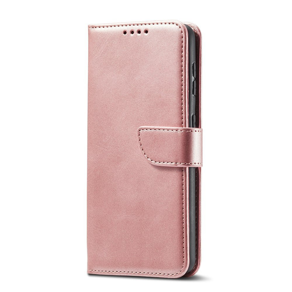Magnet Case Booktype für Samsung S21 Ultra rosa