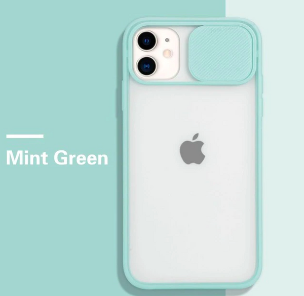 Kamera Schutz Hülle iPhone 13 mint grün