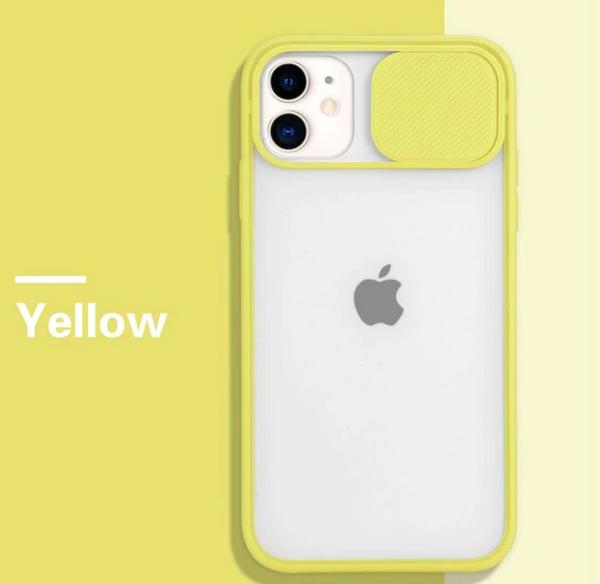 Kamera Schutz Hülle iPhone 13 gelb
