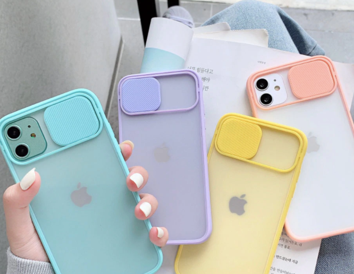 Kamera Schutz Hülle iPhone 12 Pro / iPhone 12 lila