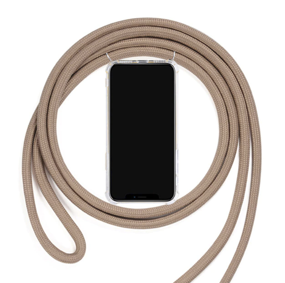 Necklace Transparent Phone Case Samsung A32 (5G) braun