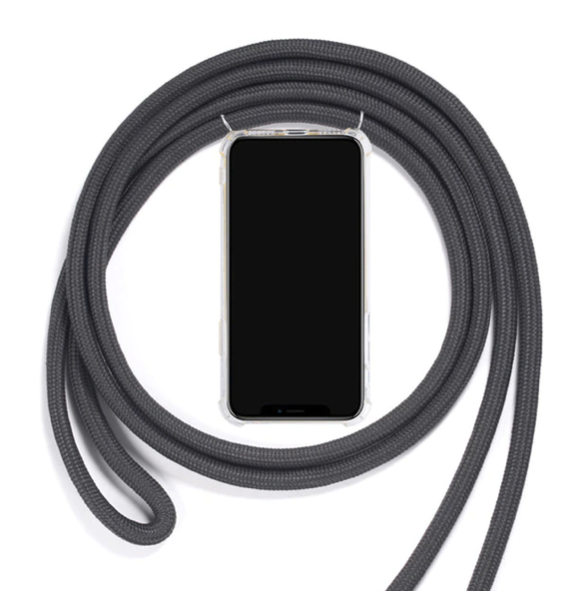 Necklace Transparent Phone Case Samsung A32 (5G) grau