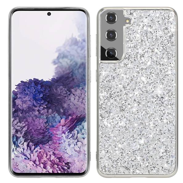 Glitzer Phone Case Samsung Galaxy S20 FE (5G) silber