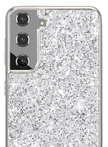 Glitzer Phone Case Samsung Galaxy S20 FE (5G) silber