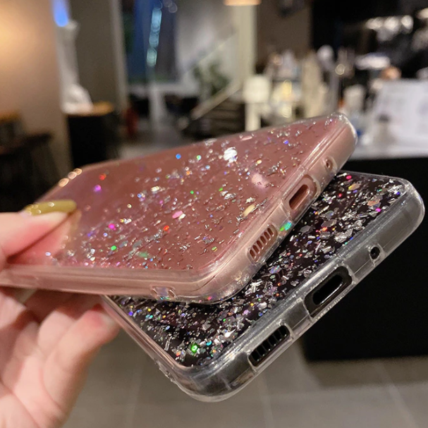 Glitzer Phone Case Samsung Galaxy A32 (5G) pink Glitzer