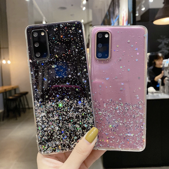 Glitzer Phone Case Samsung Galaxy A52 (5G) schwarz Glitzer