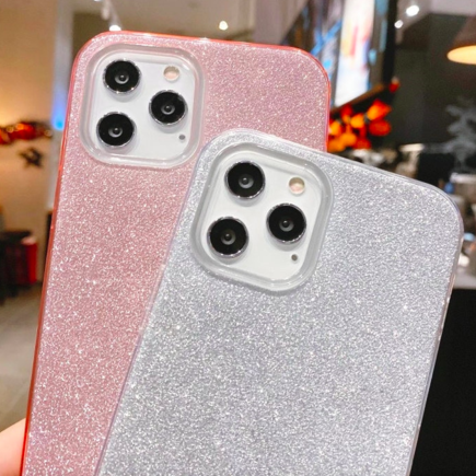 Silber Glitzer Case iPhone 13