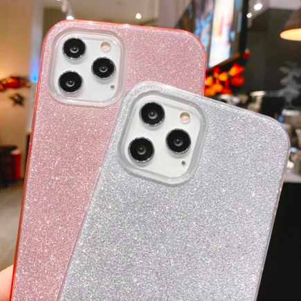 Silber Glitzer Case iPhone 13 Pro Max