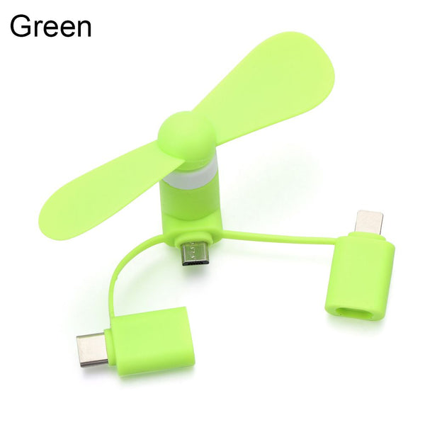 Mini Mobile Ventilator Cooler grün