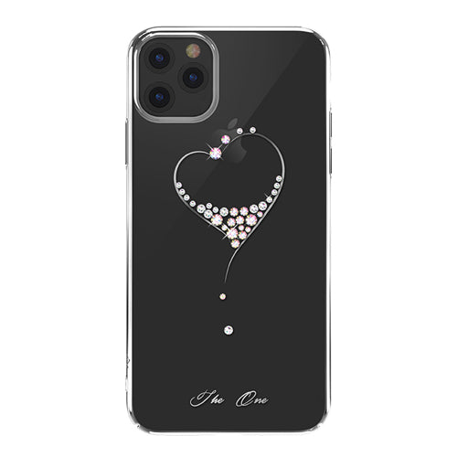 Kingxbar iPhone 11 Pro Max Silber Case mit Swarovski Steine - smartphonecover.ch