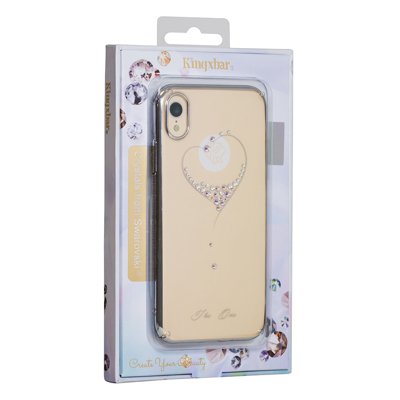 Kingxbar iPhone 11 Pro Case mit Swarovski Steine Silver - smartphonecover.ch
