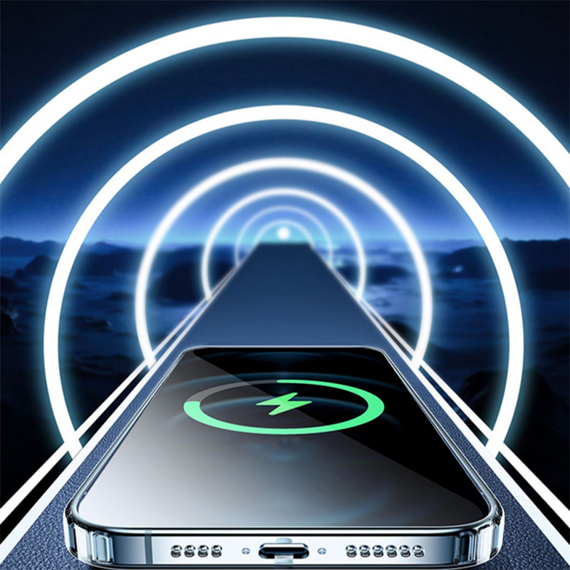 Clear Case mit MagSafe Magnet Ring für iPhone 14 Plus