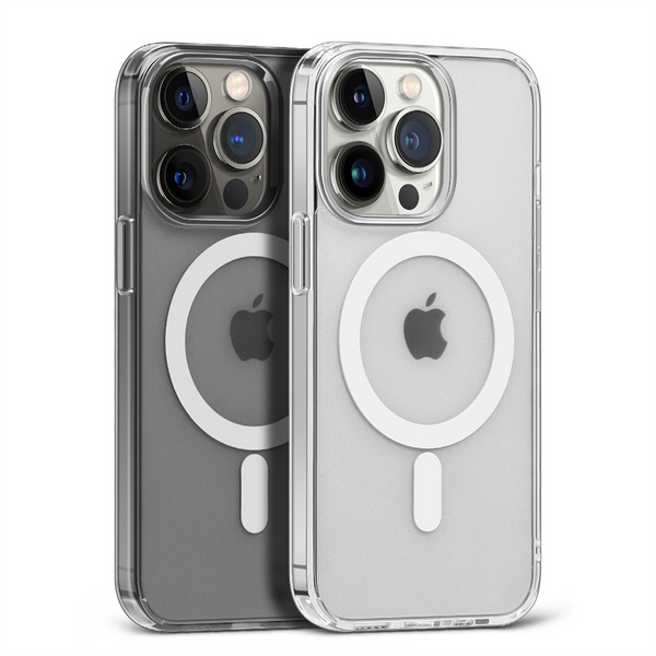 Clear Case mit MagSafe Magnet Ring für iPhone 14