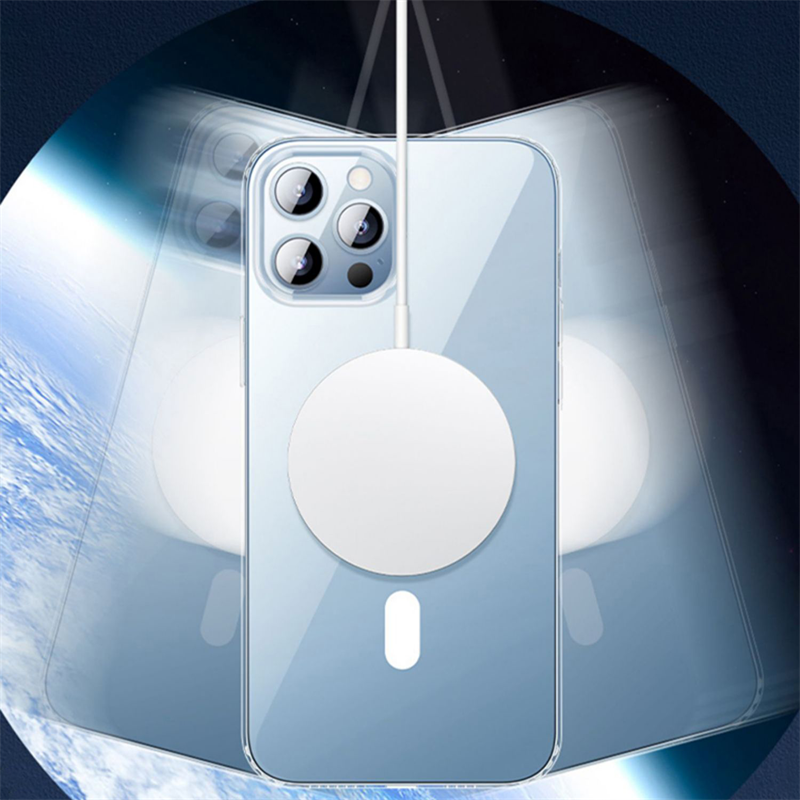 Clear Case mit MagSafe Magnet Ring für iPhone 14 Pro