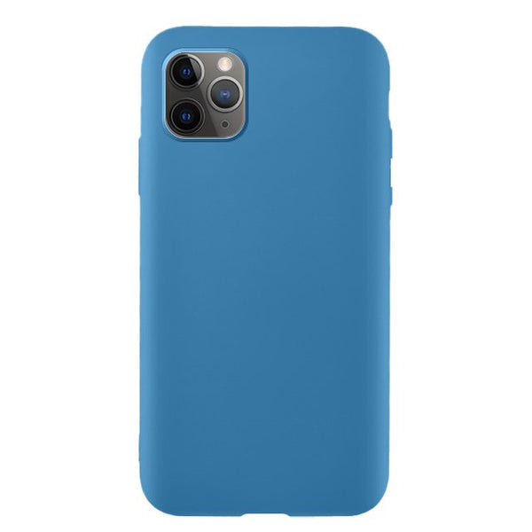 Silicone Case Blau iPhone 11 Pro Max - smartphonecover.ch