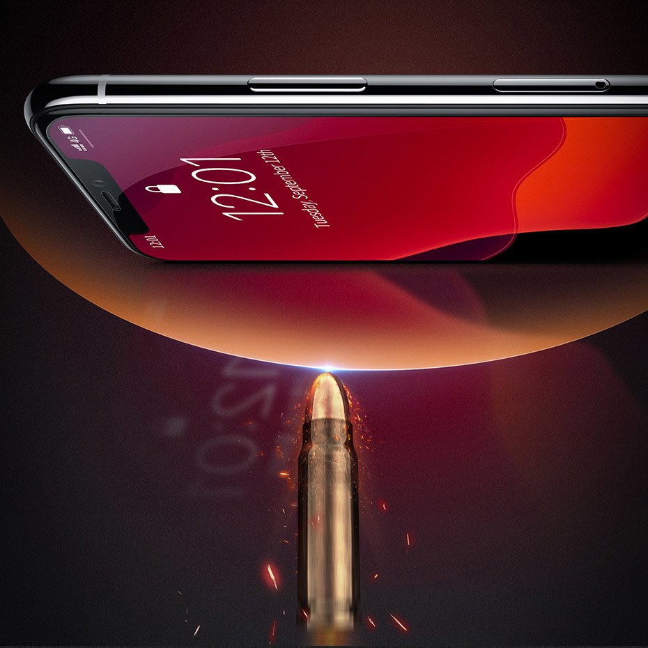 Baseus Set Panzerglas für iPhone 11 Pro / XS / X + Anwendungstool