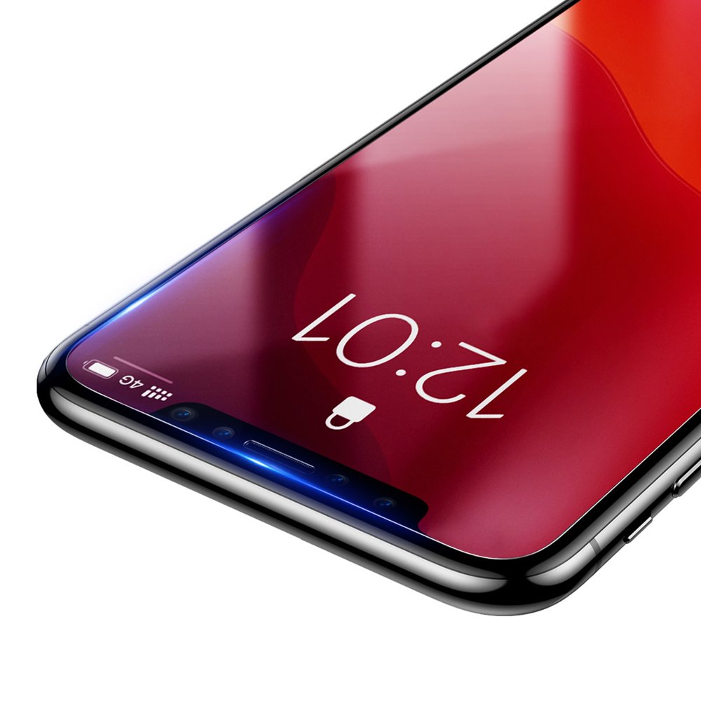 Baseus Set 2x Panzerglas für iPhone 11 / iPhone XR + Anwendungstool
