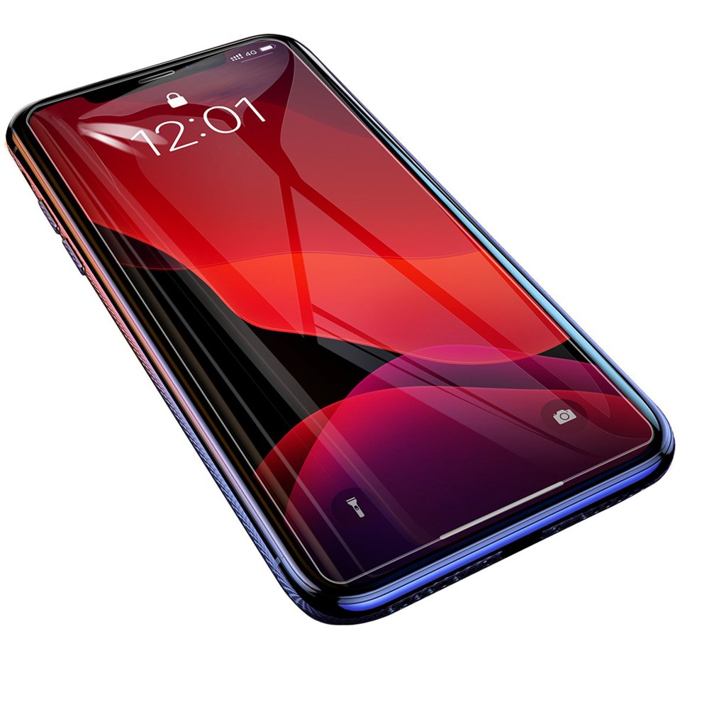 Baseus Set 2x Panzerglas für iPhone 11 / iPhone XR + Anwendungstool