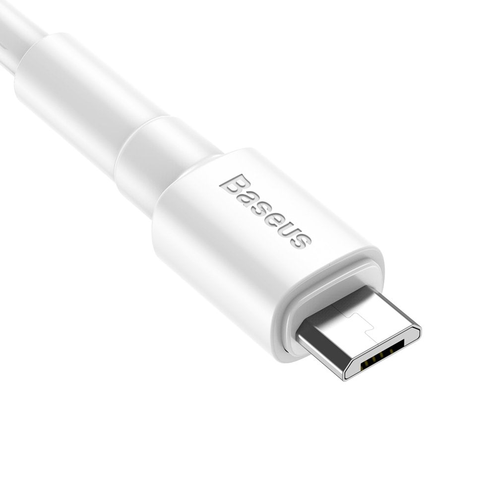 Baseus USB Kabel / Micro USB 1m weiss
