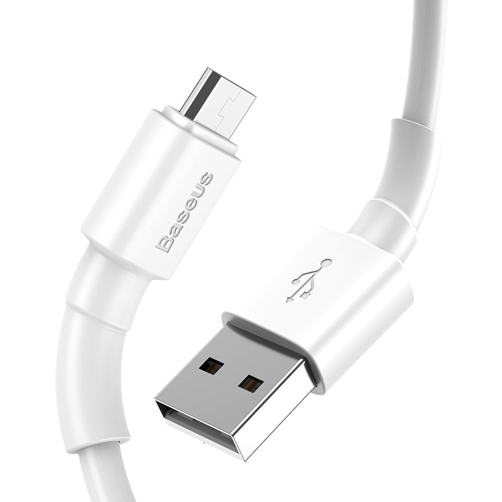 Baseus USB Kabel / Micro USB 1m weiss