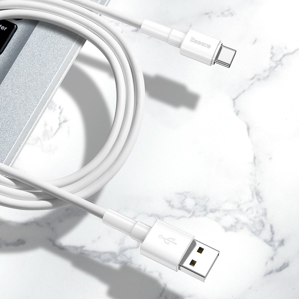 Baseus USB Kabel / USB C 1m weiss