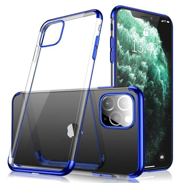 Clear Color Schutzhülle für iPhone 11 Blau / Transparent