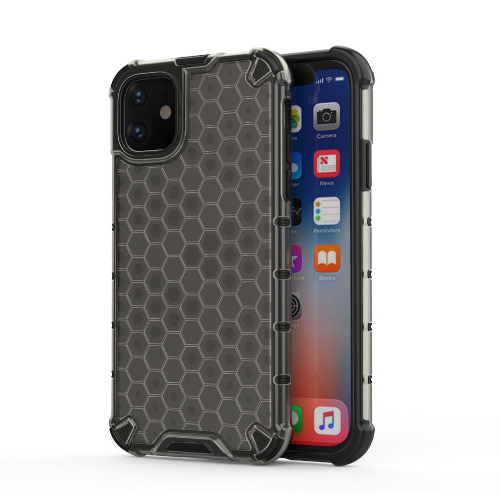 Handyhülle Schutzhülle für iPhone 11 Honeycomb Schwarz