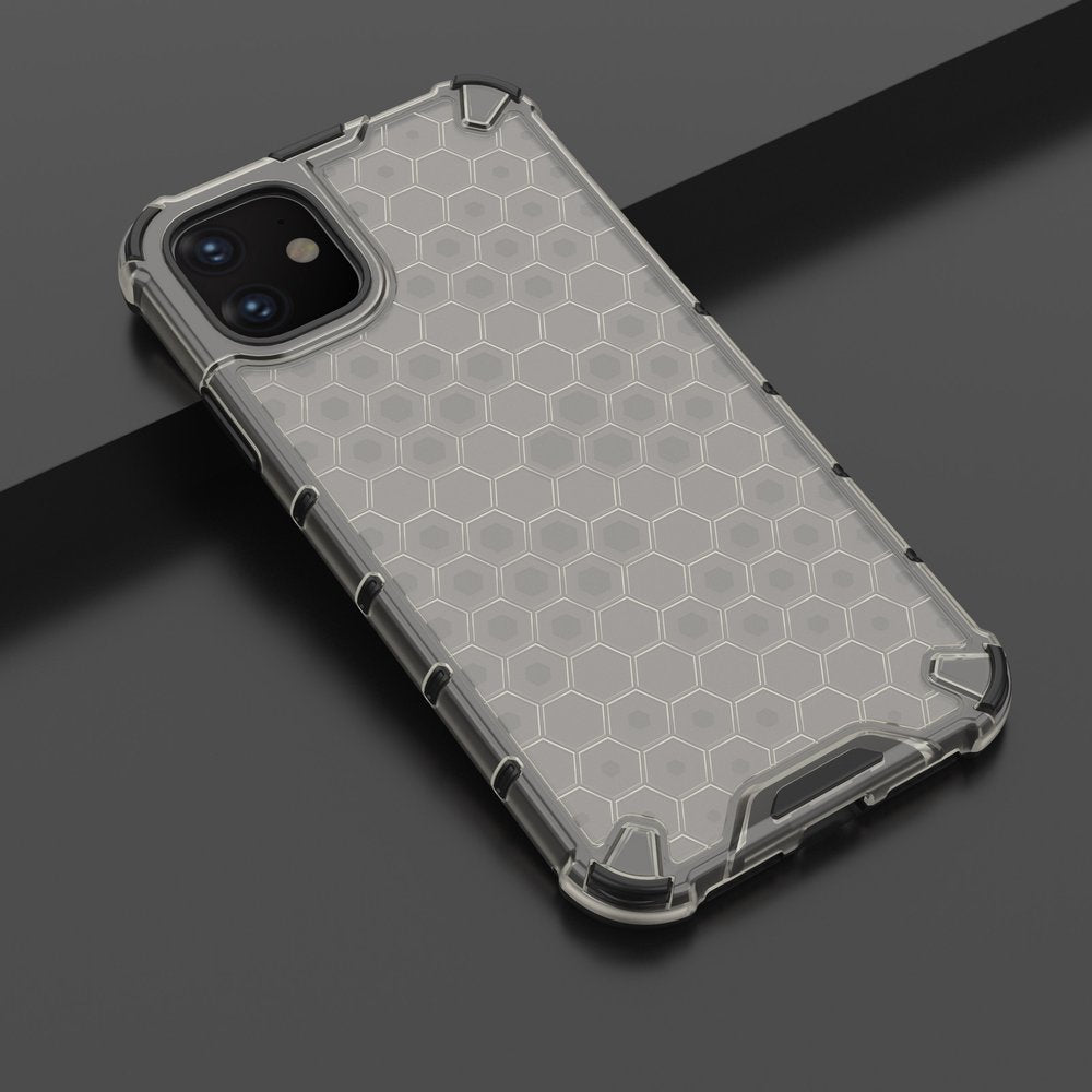 Handyhülle Schutzhülle für iPhone 11 Honeycomb Schwarz