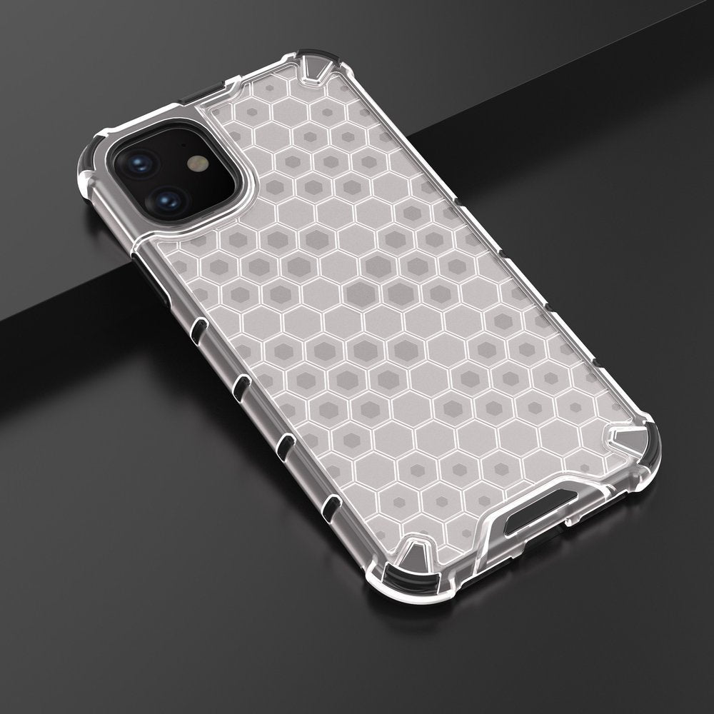 Handyhülle Schutzhülle für iPhone 11 Honeycomb Grau