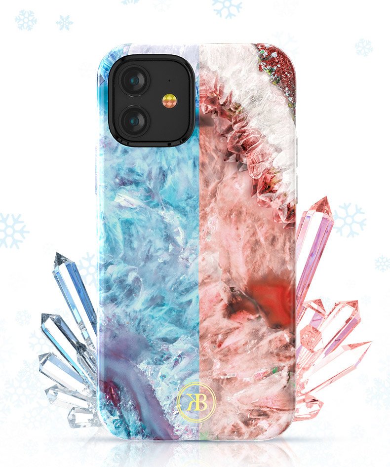 Kingxbar iPhone 12 Pro / 12 Case Agate Series