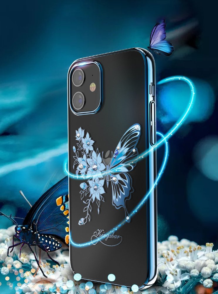 iPhone 12 Pro Max Case Butterfly Series Blue