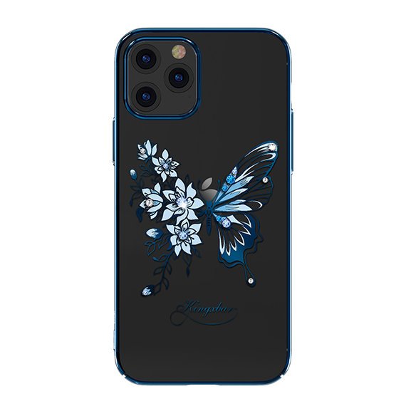 Kingxbar iPhone 12 Pro / 12 Case Butterfly Series Blau