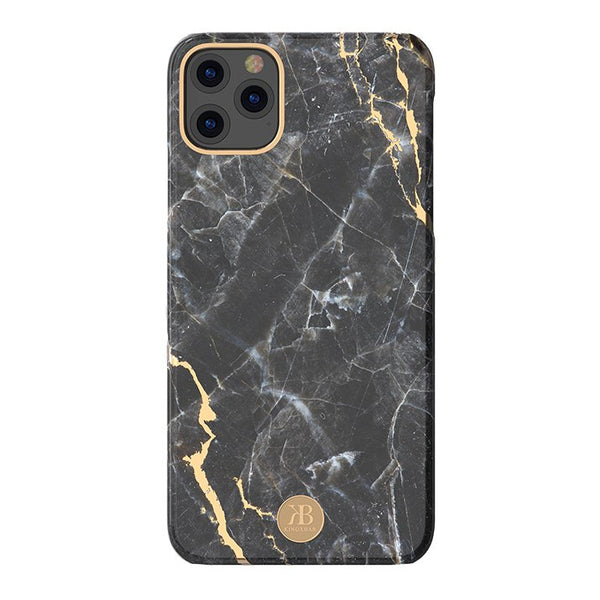 Kingxbar iPhone 11 Pro Max Case Marble Series Schwarz