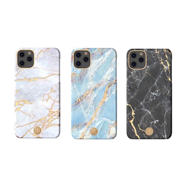 Kingxbar iPhone 11 Pro Max Case Marble Series Schwarz