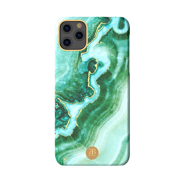 Kingxbar iPhone 11 Pro Case Marble Series Grün