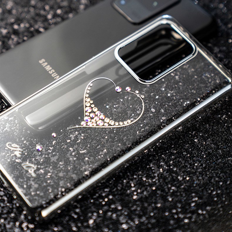 Kingxbar Samsung Galaxy S20 Ultra Case mit Swarovski Steine Gold - smartphonecover.ch