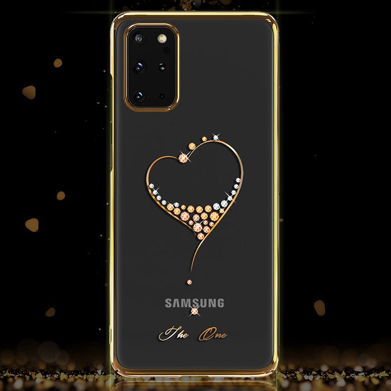 Kingxbar Samsung Galaxy S20 Ultra Case mit Swarovski Steine Gold - smartphonecover.ch