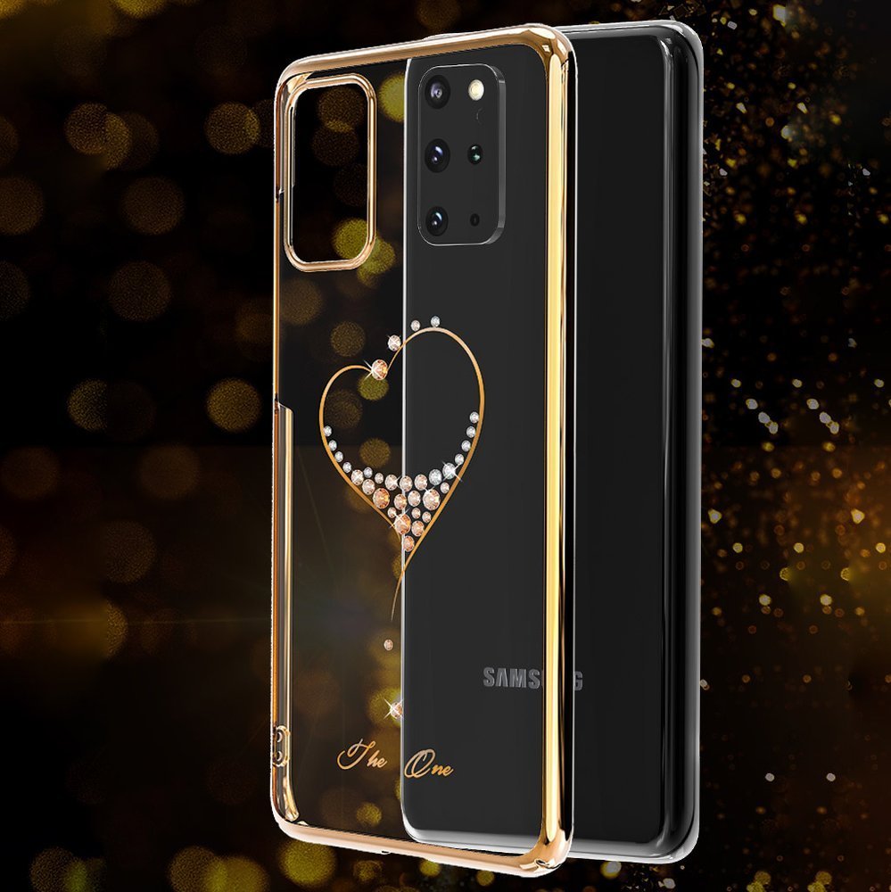Kingxbar Samsung Galaxy S20 Case mit Swarovski Steine Gold - smartphonecover.ch