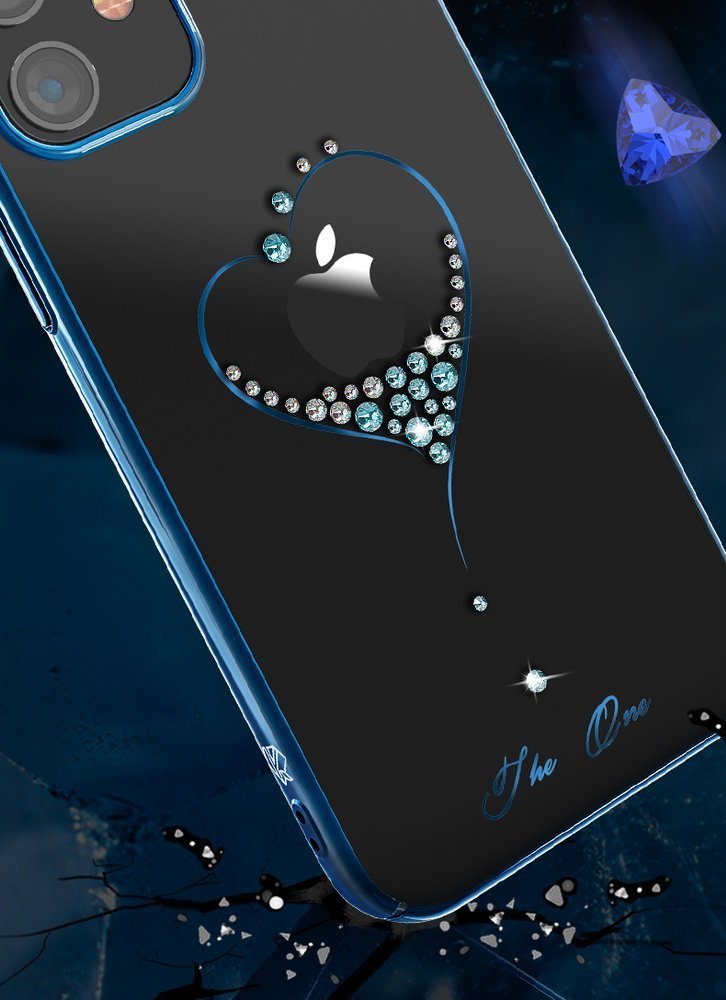 iPhone 12 Pro Max Case Wish Series Heart Blue