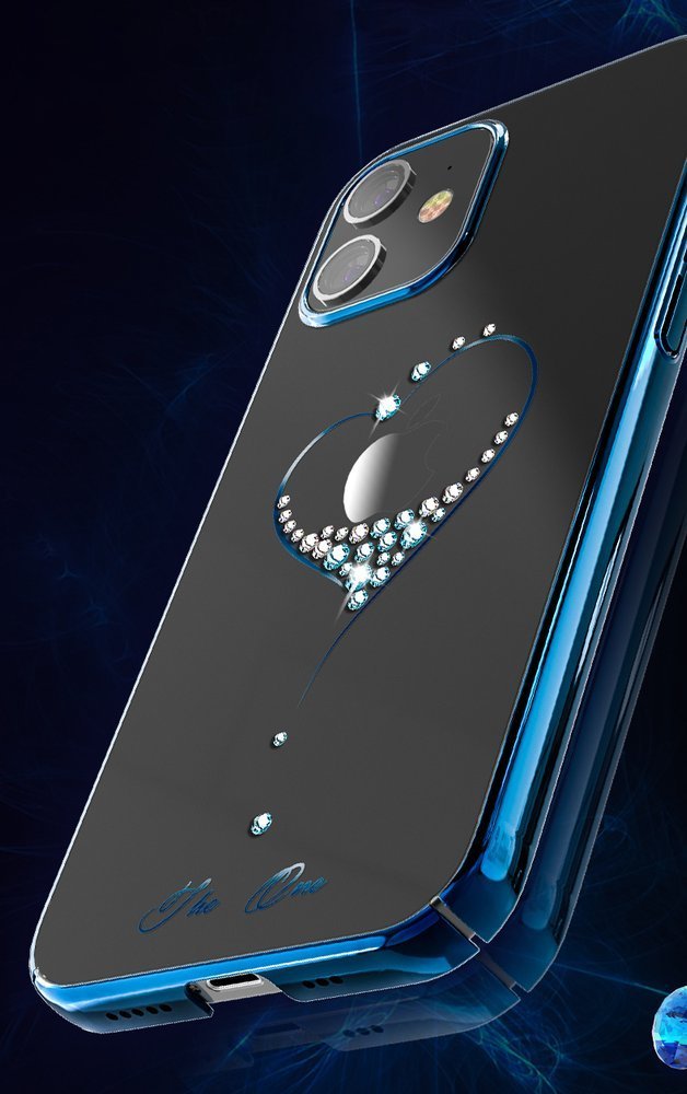 Kingxbar iPhone 12 Pro / 12 Case Blue Heart