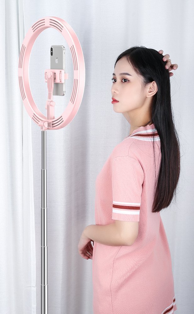 LED Ringlicht 52 cm - 170 cm mit Stativ