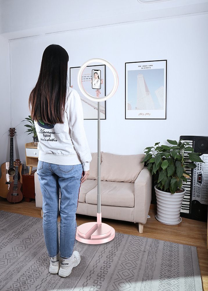 LED Ringlicht 52 cm - 170 cm mit Stativ