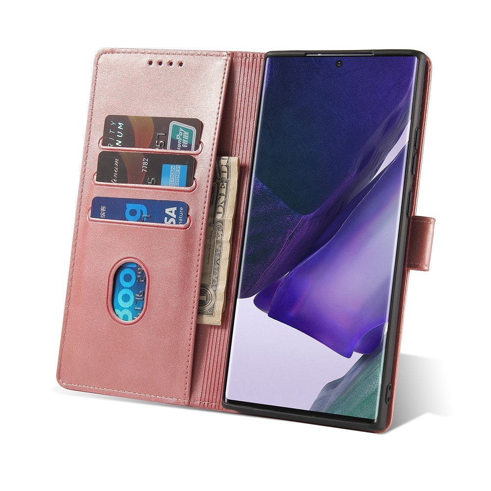 Book Case mit Magnetverschluss Note 20 Ultra Rosa