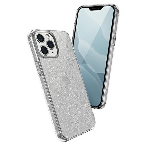 UNIQ iPhone 12 Pro / iPhone 12 Case Glitter Silver